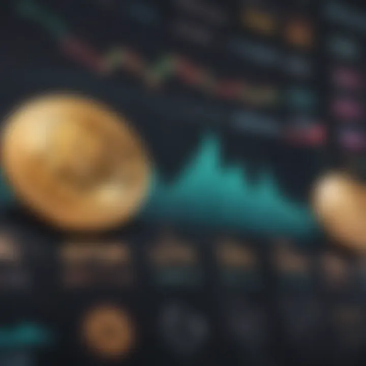 A close-up of a screen displaying key performance indicators in crypto trading.