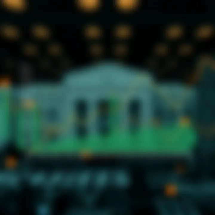 Graph depicting the relationship between interest rates and inflation over time