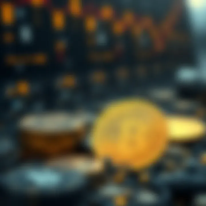 Visual representation of investment strategies in digital assets