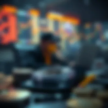 Illustration of investor strategies in cryptocurrency transactions