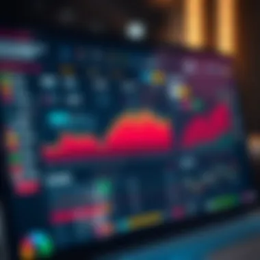 Dashboard displaying crypto portfolio analytics