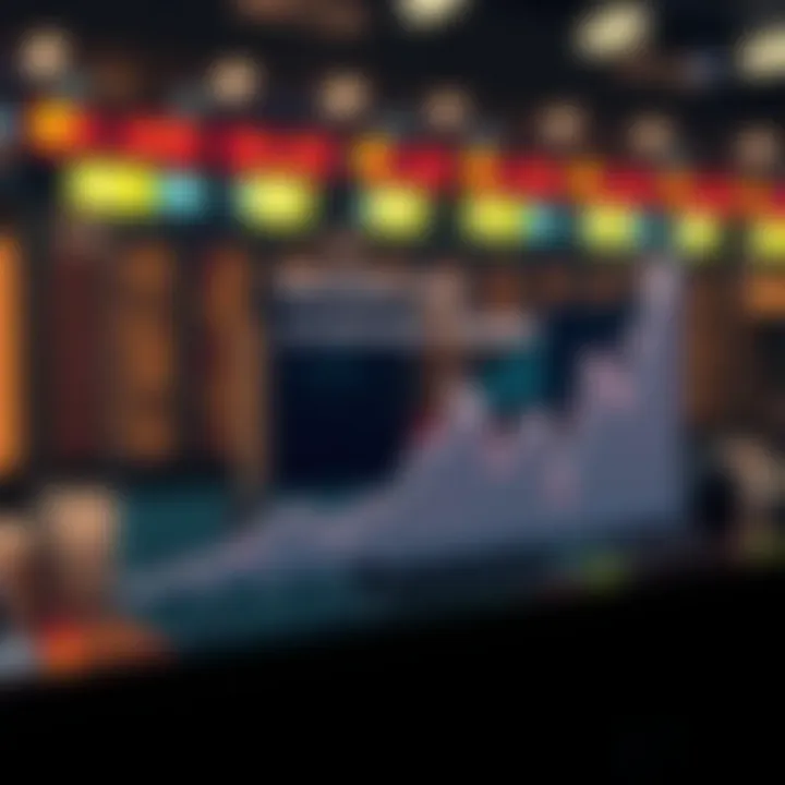 Graph depicting potential rewards of leverage in trading