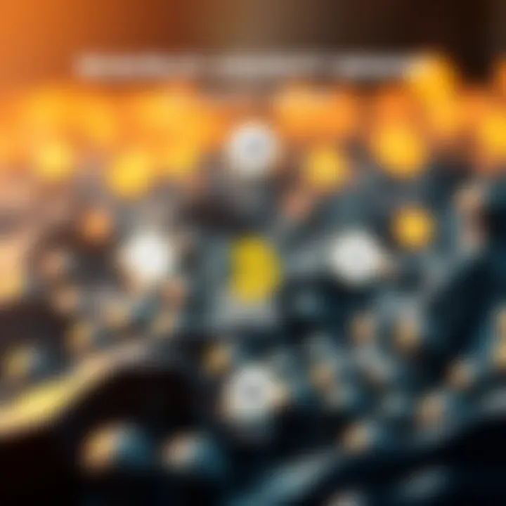 Rewards and Risks in Liquidity Mining Diagram illustrating the rewards and risks of liquidity mining