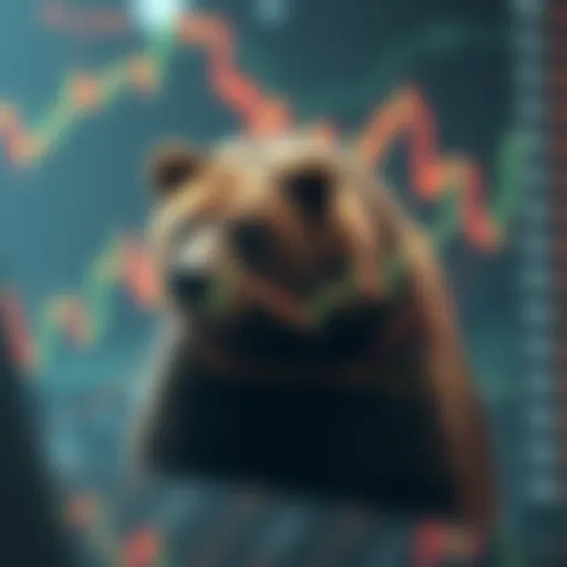 Market Trends in Bear Trading Chart illustrating market trends during a bear phase