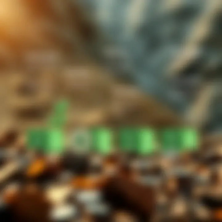 Infographic illustrating environmental impacts of cryptocurrency mining