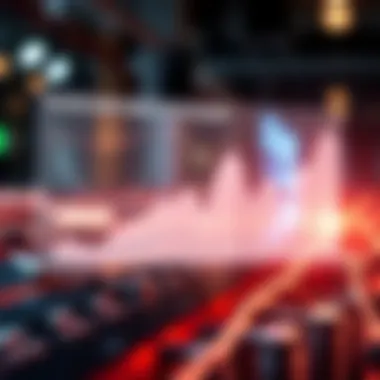 Graph illustrating the impact of blockchain across various industries