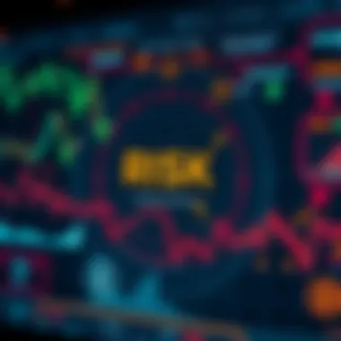 Risk Management in Cryptocurrency Trading A complex diagram illustrating risk management strategies