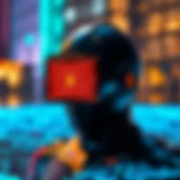 A visual representation of data privacy concerns in AI