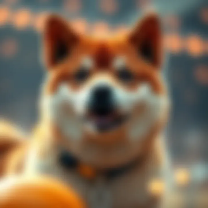 Shiba Inu Cryptocurrency Overview A vibrant digital representation of Shiba Inu cryptocurrency