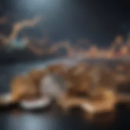 Visual representation of trailing limits in crypto trading