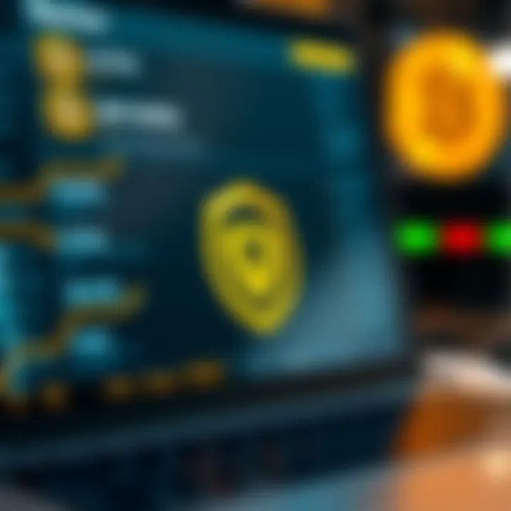 Norton Antivirus interface showcasing security features