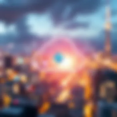 Real-World Applications of Blockchain in Cloud Diagram illustrating real-world applications of blockchain in cloud computing