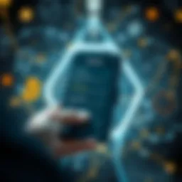 Samsung Blockchain Wallet interface showcasing features