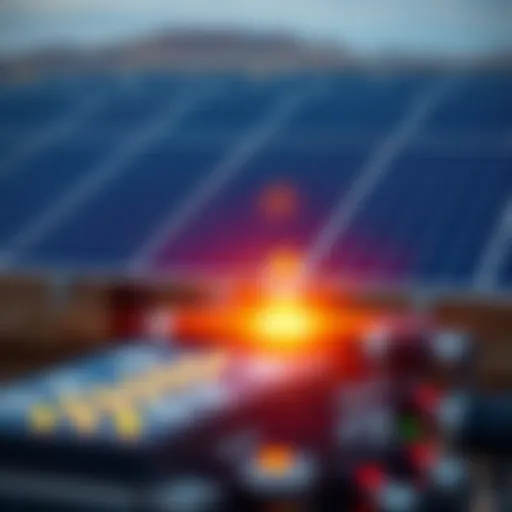 Harnessing Solar Energy for Mining Operations Solar panels powering mining equipment