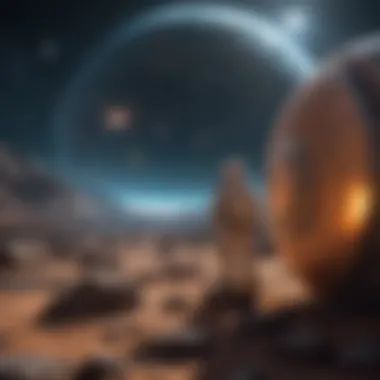 Space Exploration Funded by Digital Assets A visionary depiction of space exploration funded by digital assets