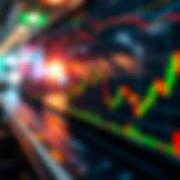 Cryptocurrency trading chart showcasing market trends