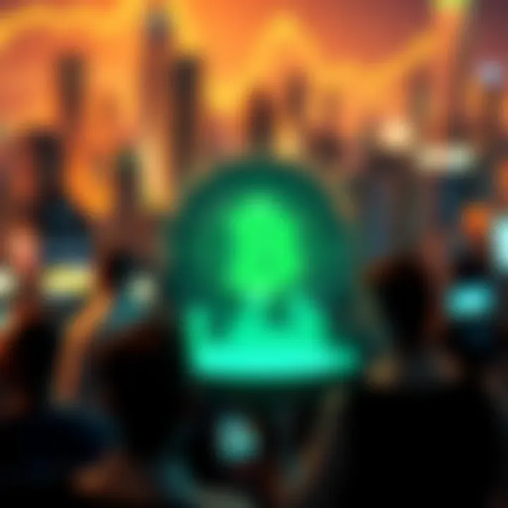 Emerging Trends in Cryptocurrency An infographic highlighting emerging trends in the crypto market