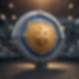 Blockchain cybersecurity shield