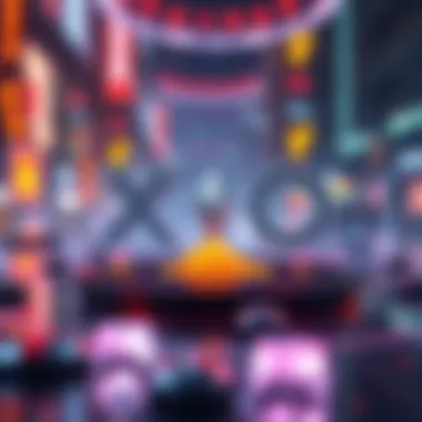 A futuristic concept art showing the potential future of XYO in the crypto landscape.