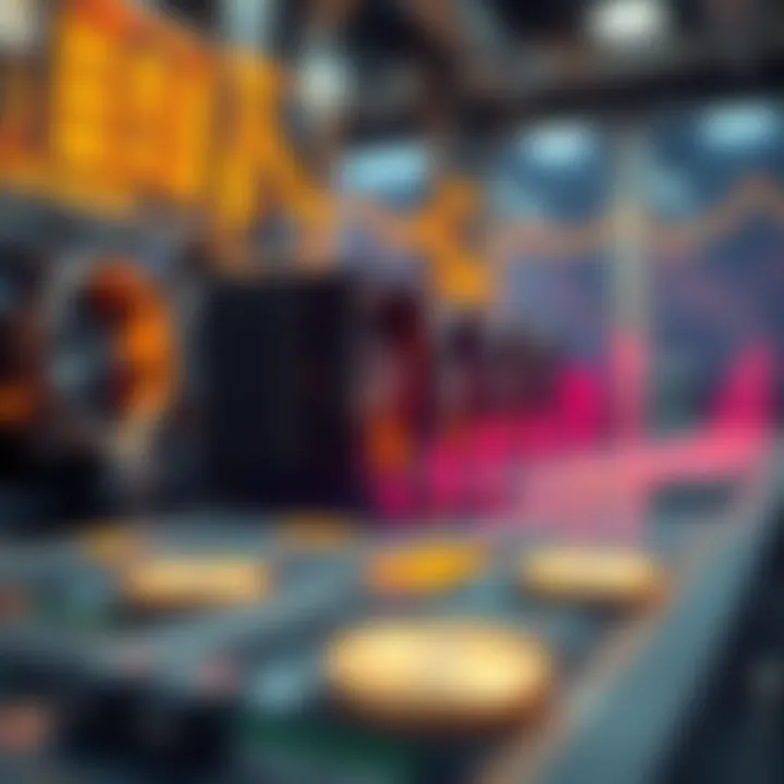 Visualization of cryptocurrency mining profitability analysis