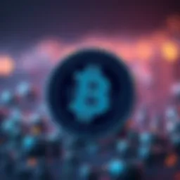 Conceptual representation of B Coin in the digital currency space