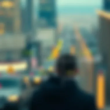 Conceptual diagram showing investor strategies during market downturns