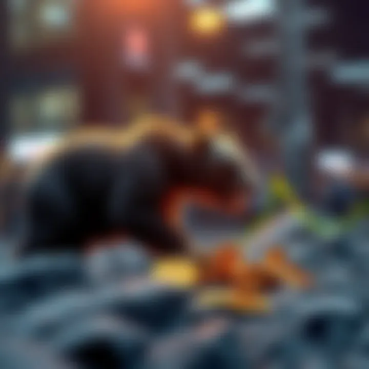 Infographic depicting market dynamics and bear market cycles