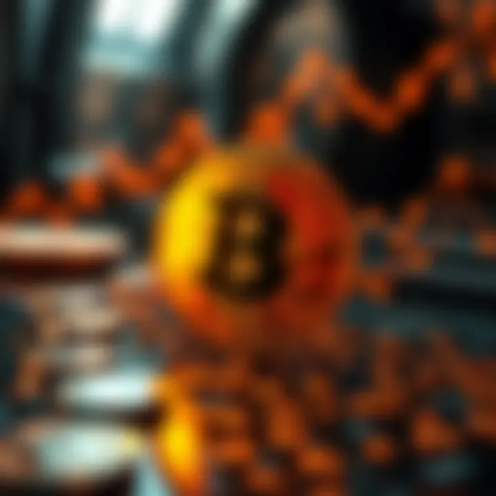 Visual representation of cryptocurrency conversion