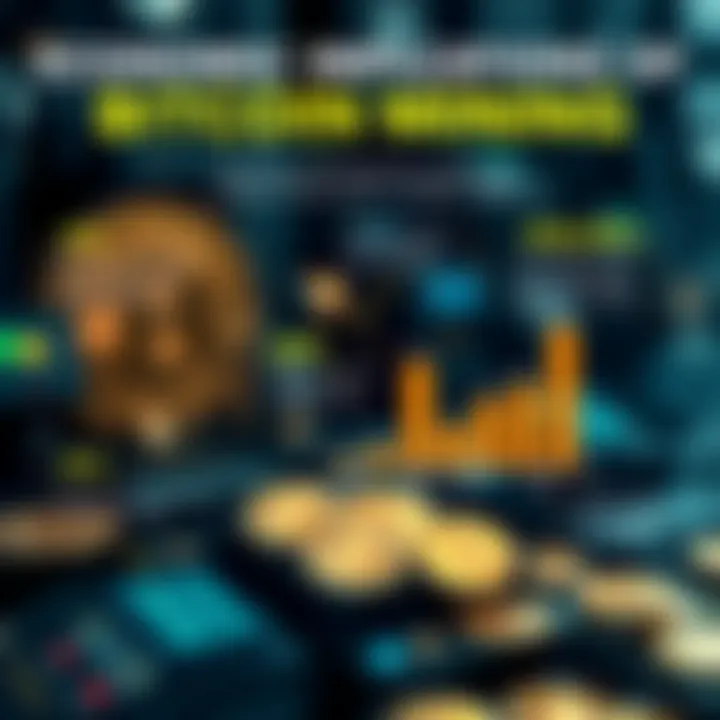 Economic Implications of Bitcoin Mining Infographic showing the economic impact of Bitcoin mining