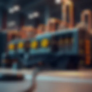 Structure of Mining Pools Explained Illustration of a mining pool network structure