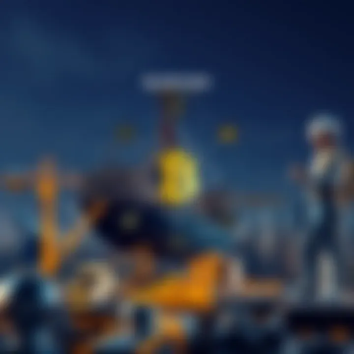 Impact of Blockchain on Industries Infographic showing the impact of blockchain on various industries