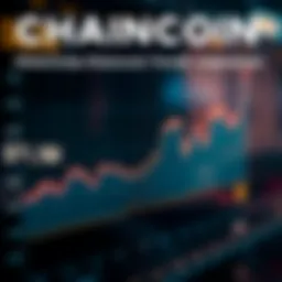 Graph illustrating Chaincoin price trends over the years