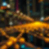 Visual representation of Chainlink's decentralized oracle network