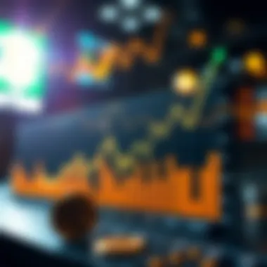 Graph showcasing trends in cryptocurrency market capitalization