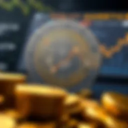 Visual representation of cryptocurrency value trends