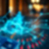 Visual representation of bank transfer dynamics