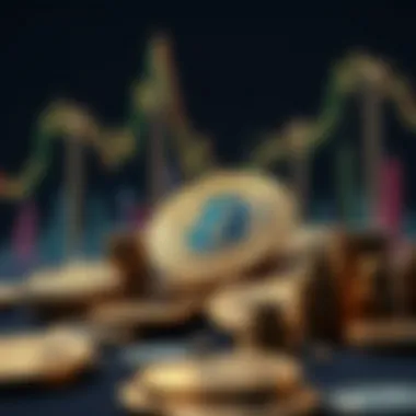 Conceptual representation of collaborative investment in cryptocurrency