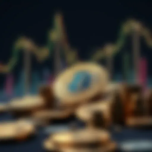 Conceptual representation of collaborative investment in cryptocurrency