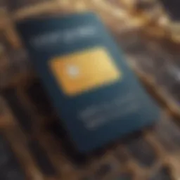 Illustration of the technology behind crypto credit cards