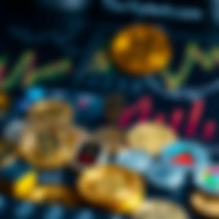 Diverse Crypto Portfolio Overview Visual representation of a diversified cryptocurrency portfolio