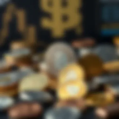 Visual representation of diverse finance tokens