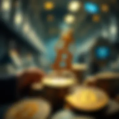 The Future of Charitable Giving in Cryptocurrency Conceptual representation of cryptocurrency donation