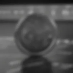 Visual representation of Grayscale ticker dynamics in cryptocurrency