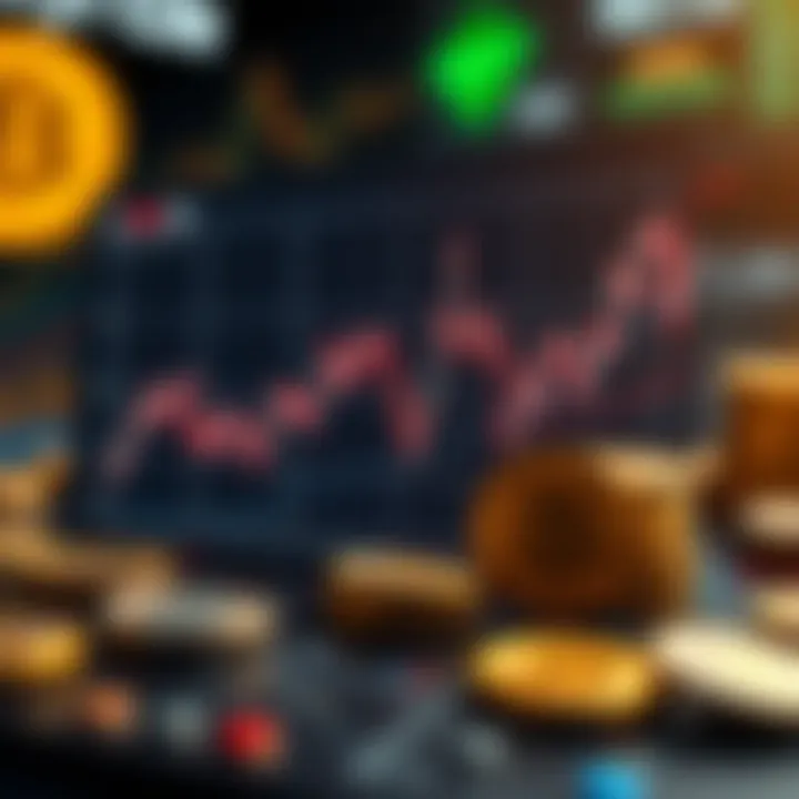 Graph illustrating the pricing dynamics of hero coins