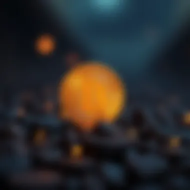 Symbolic Representation of LUNA Cryptocurrency Symbolic representation of LUNA cryptocurrency