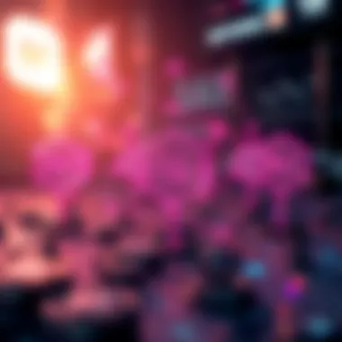 Visual depiction of technological frameworks supporting metaverse tokens