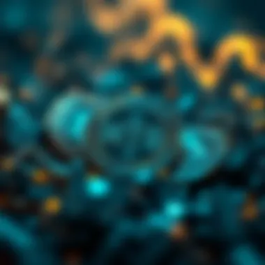 Visuals showcasing the blockchain ecosystem and MTB coins' role