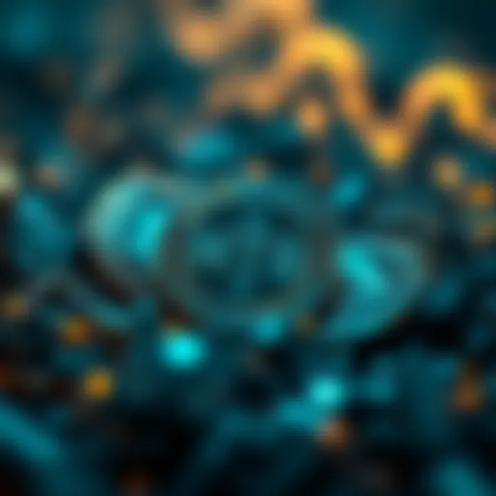 Visuals showcasing the blockchain ecosystem and MTB coins' role