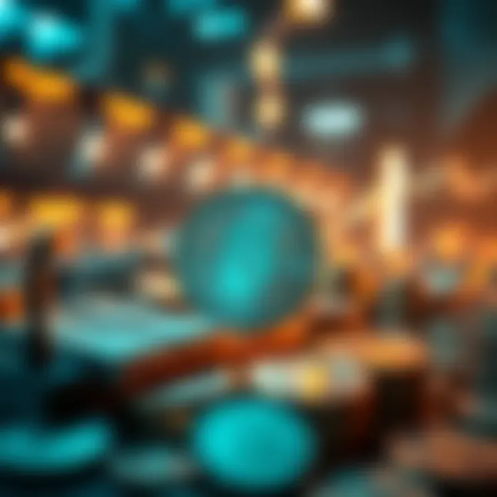 Conceptual image symbolizing digital assets in inflationary times