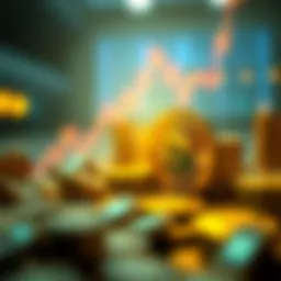 Visual representation of inflation trends affecting investments